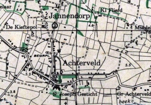 Achterveld geschiedenis kaart Achterveld geschiedenis kaart