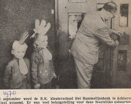 opening Hummeltjeshonk sept.1970 opening Hummeltjeshonk sept.1970