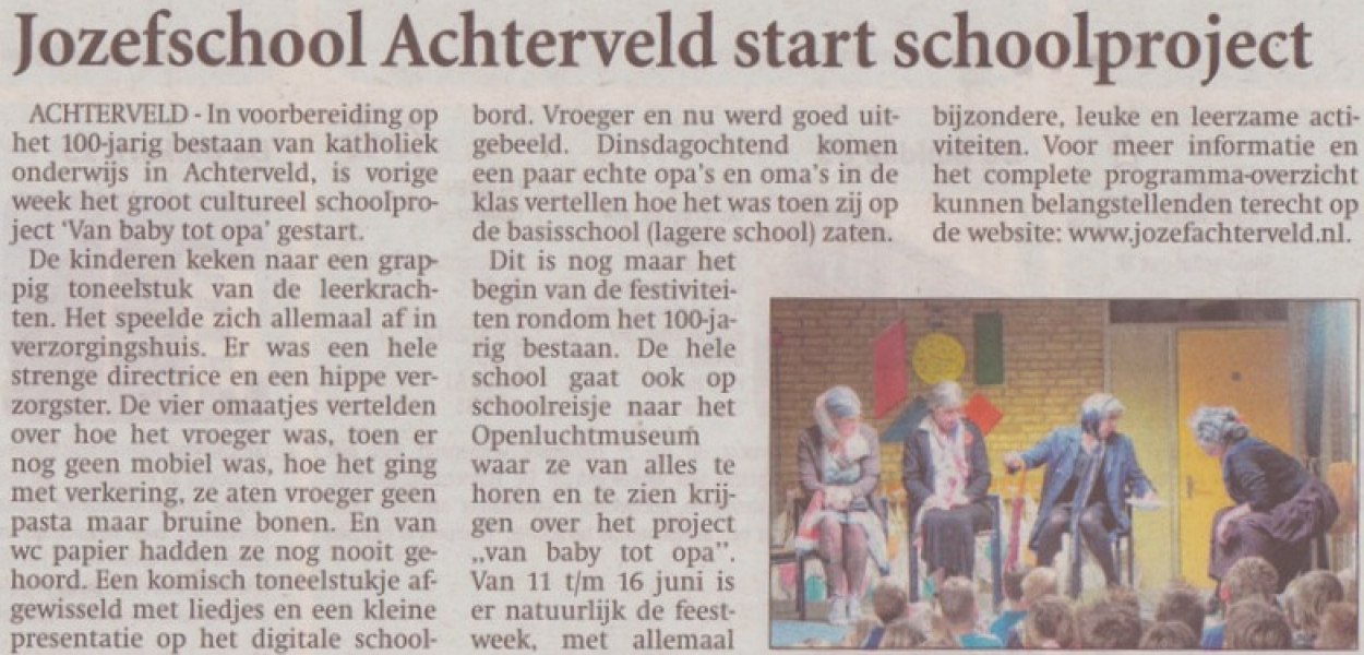 100 jaar opening project