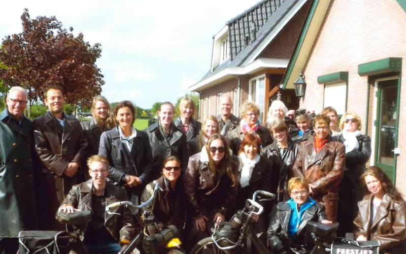 Team in actie, solextocht 28 mei 2015