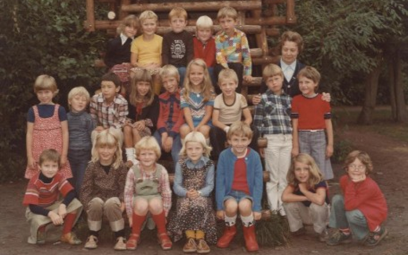 Groepsfoto 1e klas Kitty Groepsfoto 1e klas Kitty
