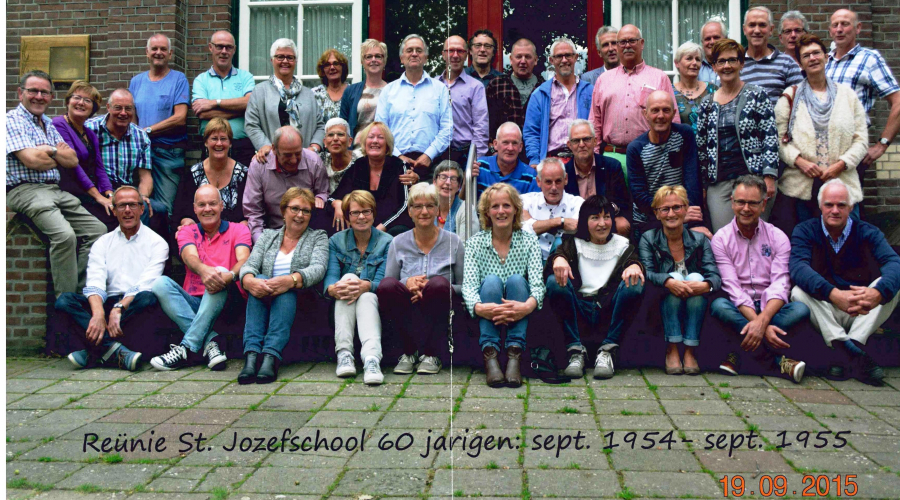Reuniefoto sep 2015, 60 jarigen Reuniefoto sep 2015, 60 jarigen